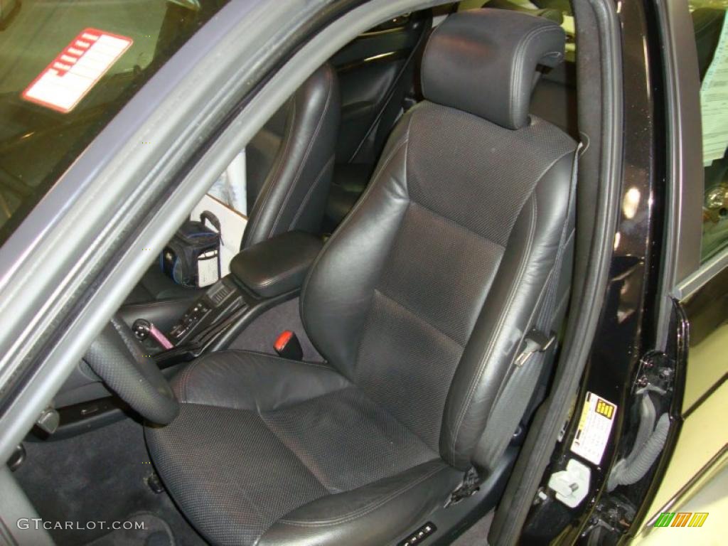 Black Interior 2008 Saab 9-5 2.3T Sedan Photo #42286146