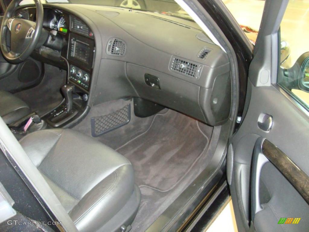 Black Interior 2008 Saab 9-5 2.3T Sedan Photo #42286158