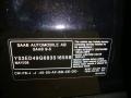  2008 9-5 2.3T Sedan Jet Black Metallic Color Code 298