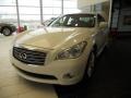 2011 Moonlight White Infiniti M 56 Sedan  photo #2