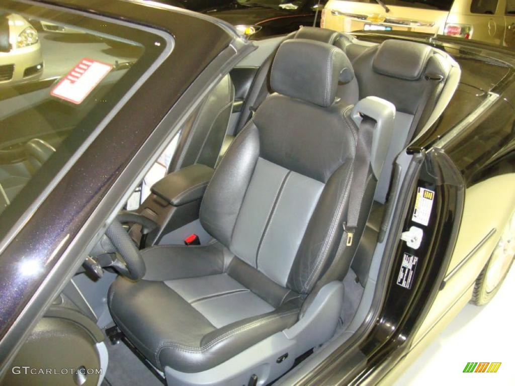 Black/Gray Interior 2007 Saab 9-3 2.0T Convertible Photo #42286991