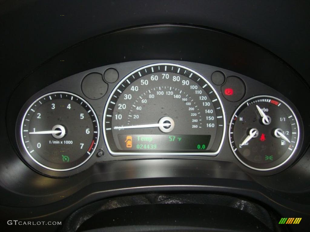 2007 Saab 9-3 2.0T Convertible Gauges Photo #42287175