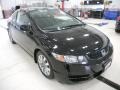 2009 Crystal Black Pearl Honda Civic EX Coupe  photo #3