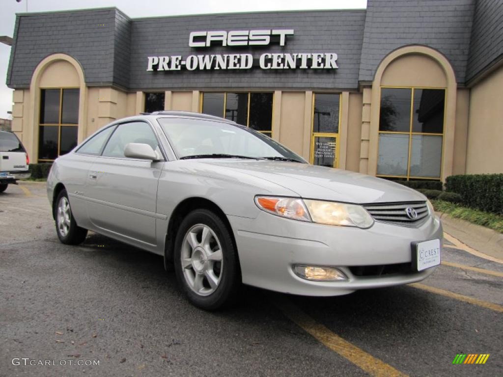 2002 Solara SLE V6 Coupe - Lunar Mist Metallic / Charcoal photo #1