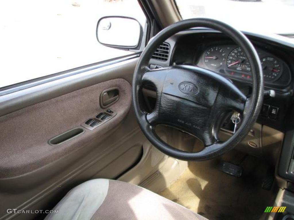 1998 Kia Sportage Standard Sportage Model Brown Steering Wheel Photo #42290531