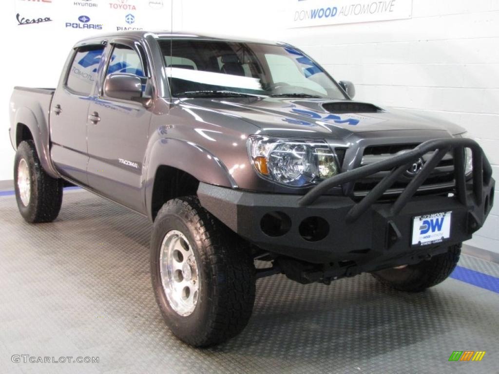 Magnetic Gray Metallic 2010 Toyota Tacoma V6 SR5 TRD Sport Double Cab 4x4 Exterior Photo #42290727