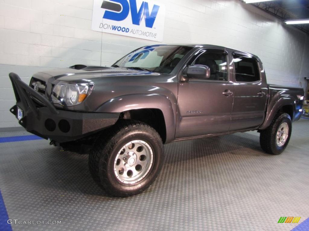 Magnetic Gray Metallic 2010 Toyota Tacoma V6 SR5 TRD Sport Double Cab 4x4 Exterior Photo #42290739