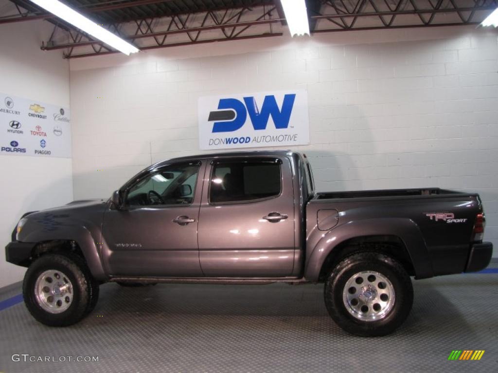 Magnetic Gray Metallic 2010 Toyota Tacoma V6 SR5 TRD Sport Double Cab 4x4 Exterior Photo #42290775
