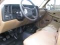 Tan 2000 Chevrolet Silverado 2500 Regular Cab 4x4 Interior Color