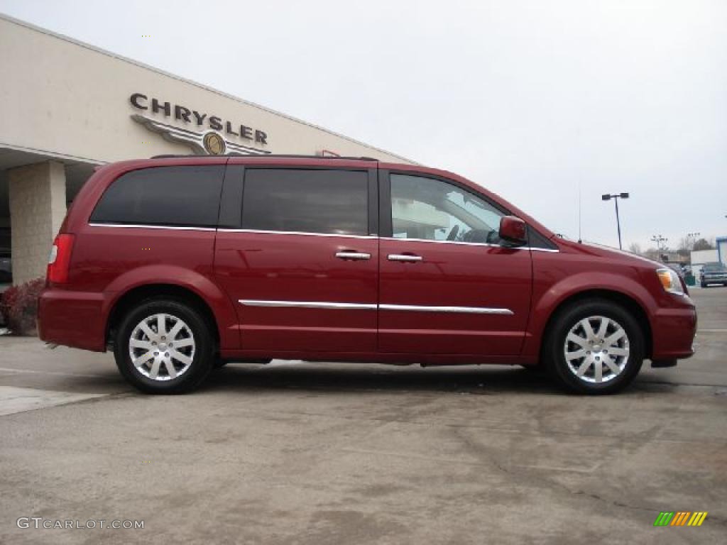 Deep Cherry Red Crystal Pearl 2011 Chrysler Town & Country Touring - L Exterior Photo #42293231