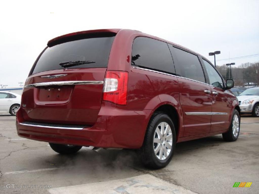 Deep Cherry Red Crystal Pearl 2011 Chrysler Town & Country Touring - L Exterior Photo #42293243