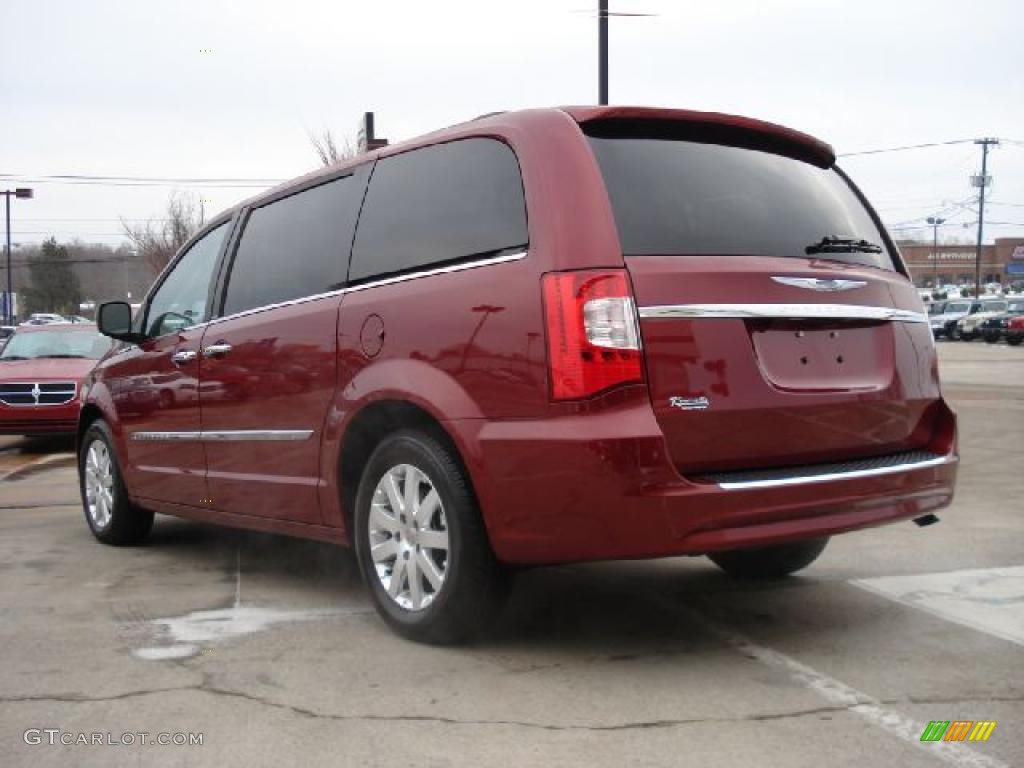 Deep Cherry Red Crystal Pearl 2011 Chrysler Town & Country Touring - L Exterior Photo #42293267