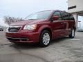 2011 Deep Cherry Red Crystal Pearl Chrysler Town & Country Touring - L  photo #7