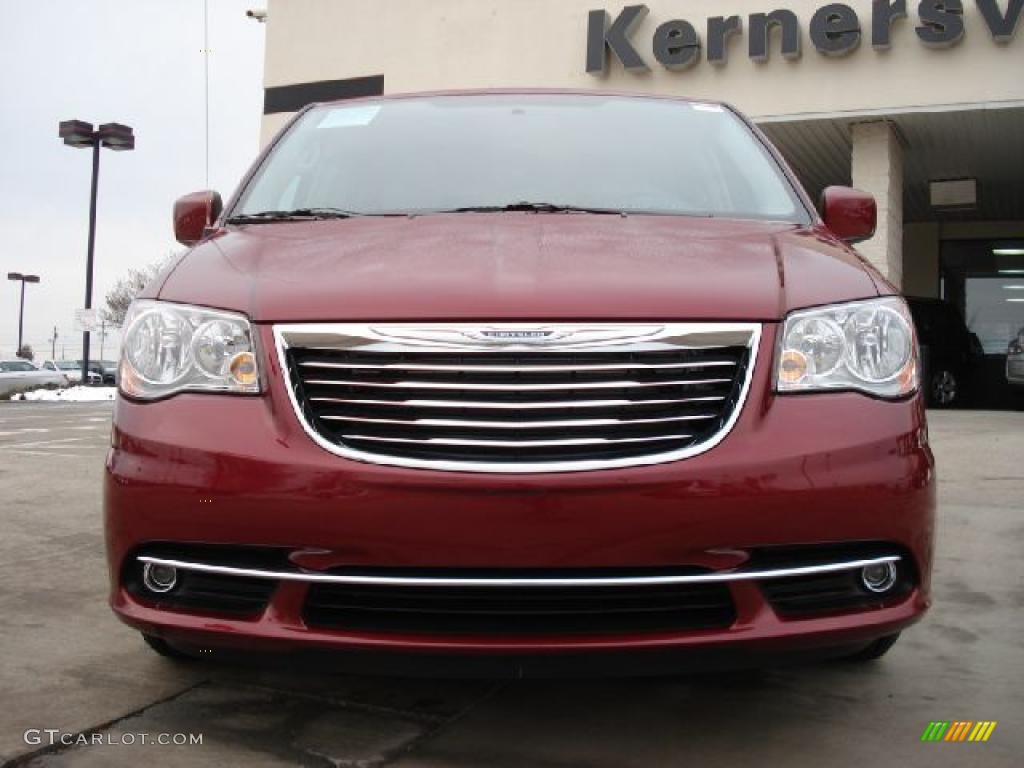 Deep Cherry Red Crystal Pearl 2011 Chrysler Town & Country Touring - L Exterior Photo #42293303