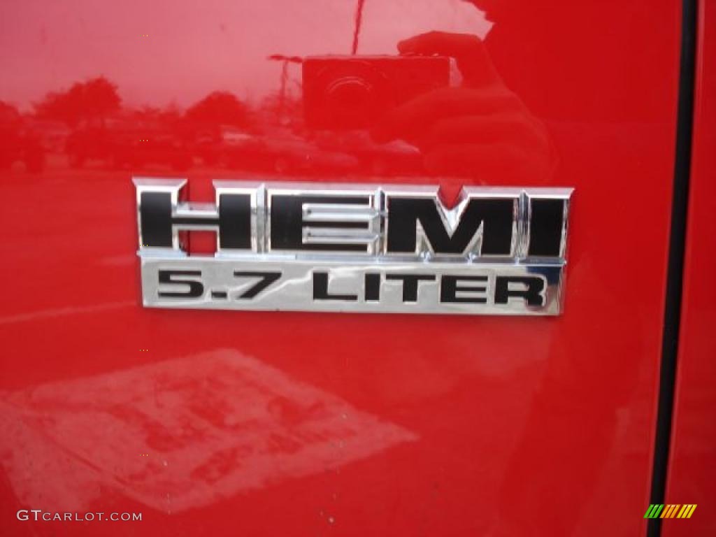 2011 Ram 1500 Sport Crew Cab 4x4 - Flame Red / Dark Slate Gray photo #17