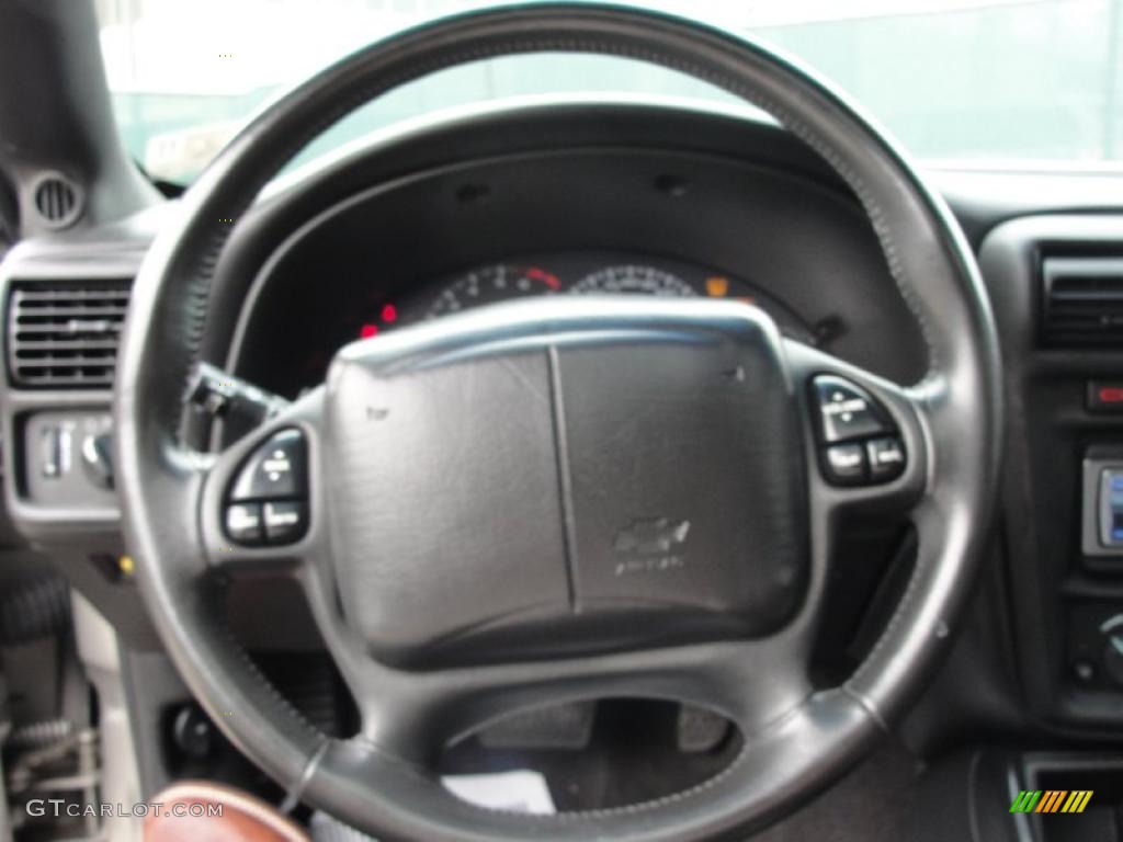 2000 Chevrolet Camaro Z28 Convertible Ebony Steering Wheel Photo #42294795