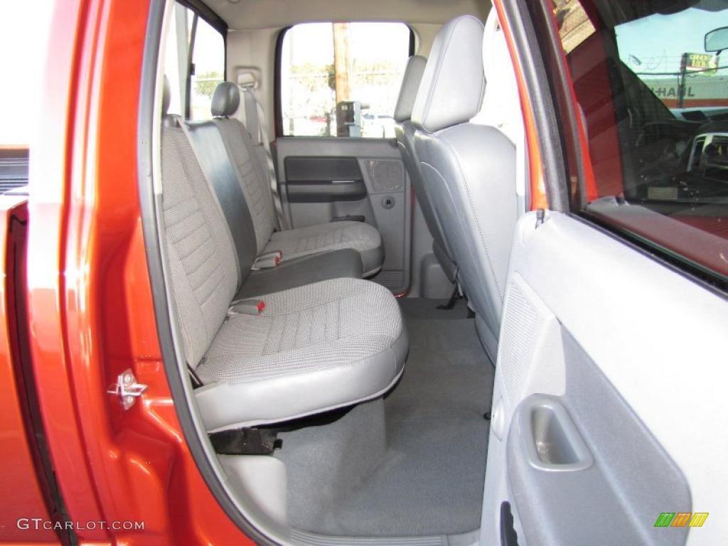 2008 Ram 1500 Lone Star Edition Quad Cab - Sunburst Orange Pearl / Medium Slate Gray photo #10