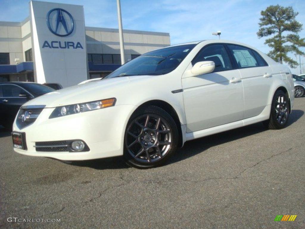 2008 TL 3.5 Type-S - White Diamond Pearl / Taupe/Ebony photo #2