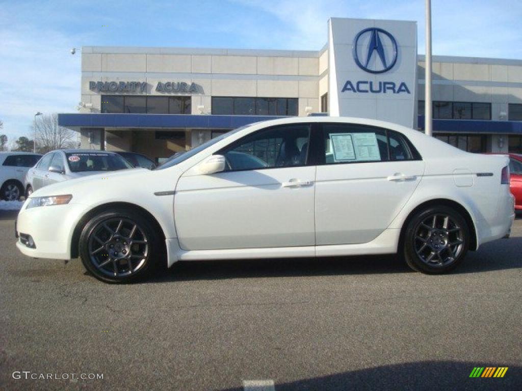 2008 TL 3.5 Type-S - White Diamond Pearl / Taupe/Ebony photo #3
