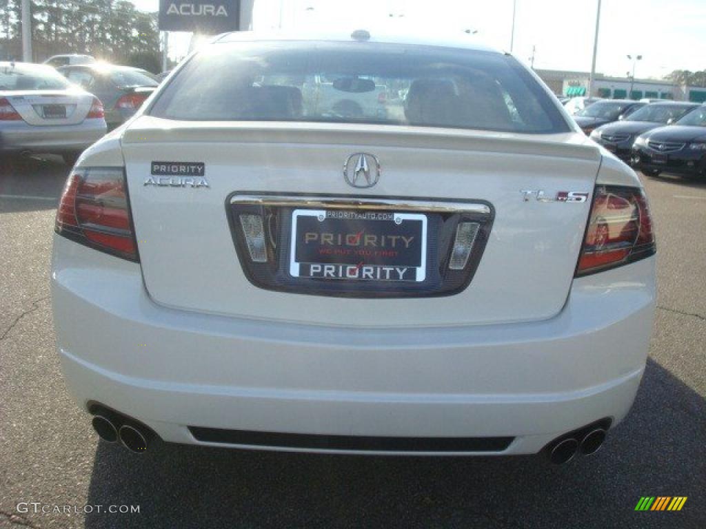 2008 TL 3.5 Type-S - White Diamond Pearl / Taupe/Ebony photo #5