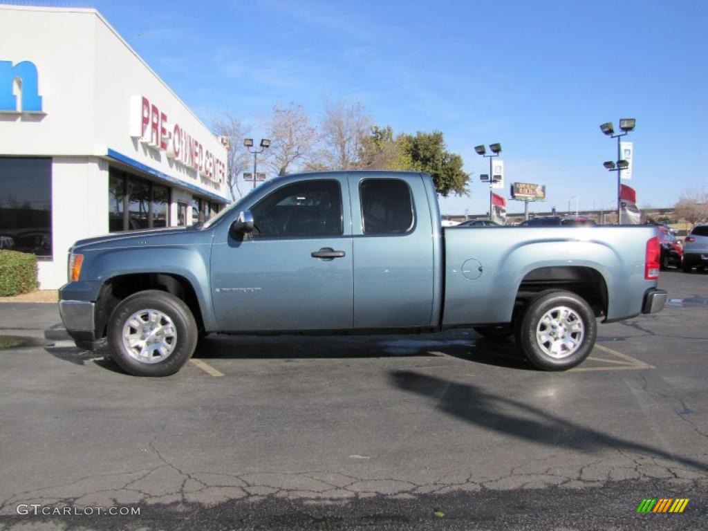 Stealth Gray Metallic 2008 GMC Sierra 1500 Extended Cab Exterior Photo #42299880