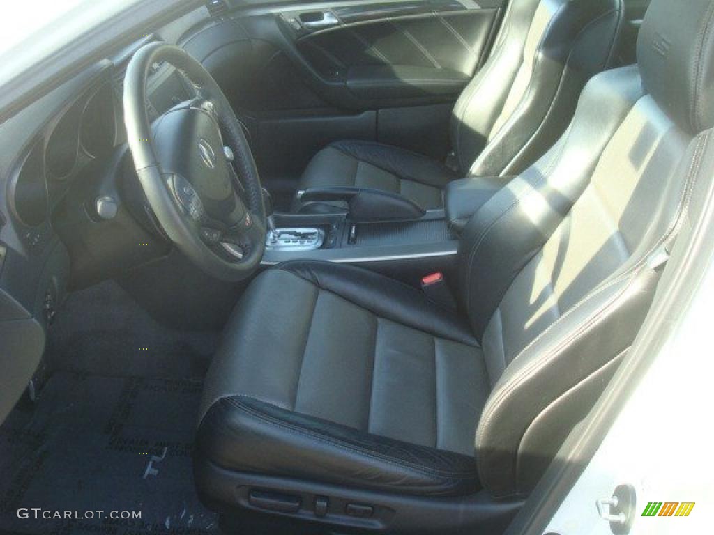 2008 TL 3.5 Type-S - White Diamond Pearl / Taupe/Ebony photo #10