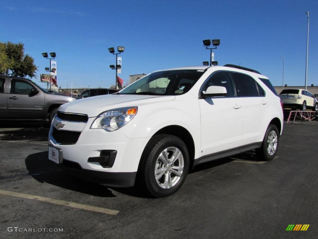 2010 Equinox LT - Summit White / Jet Black/Light Titanium photo #3