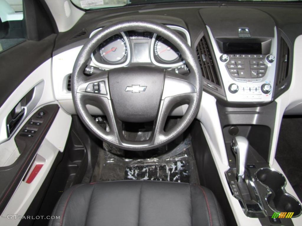 2010 Equinox LT - Summit White / Jet Black/Light Titanium photo #14