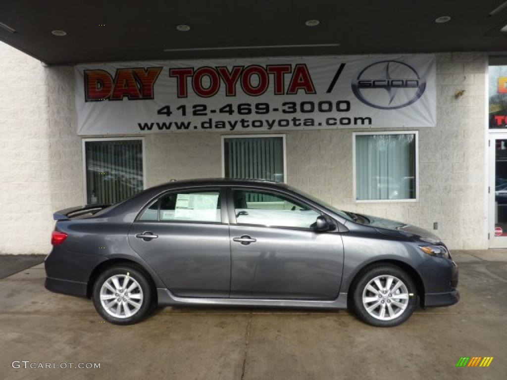 2010 Corolla S - Magnetic Gray Metallic / Dark Charcoal photo #1