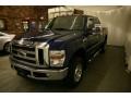 2008 Dark Blue Pearl Metallic Ford F350 Super Duty Lariat Crew Cab 4x4  photo #5