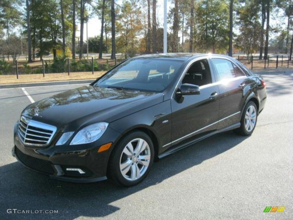 Black 2011 Mercedes-Benz E 350 BlueTEC Sedan Exterior Photo #42302804