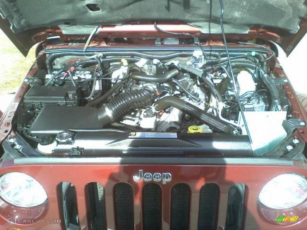 2008 Jeep Wrangler Unlimited Sahara 3.8 Liter SMPI OHV 12-Valve V6 Engine Photo #42303048