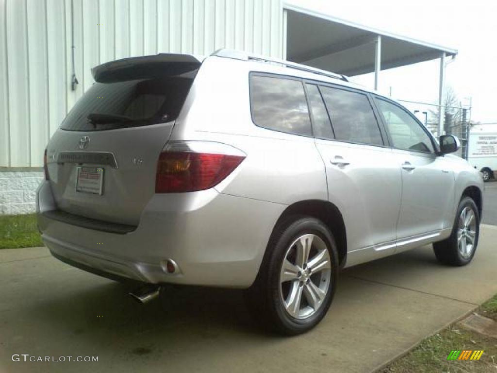Classic Silver Metallic 2009 Toyota Highlander Sport Exterior Photo #42303308