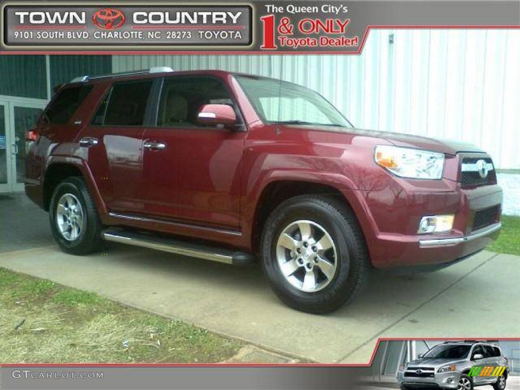 2010 4Runner Limited - Salsa Red Pearl / Sand Beige photo #1