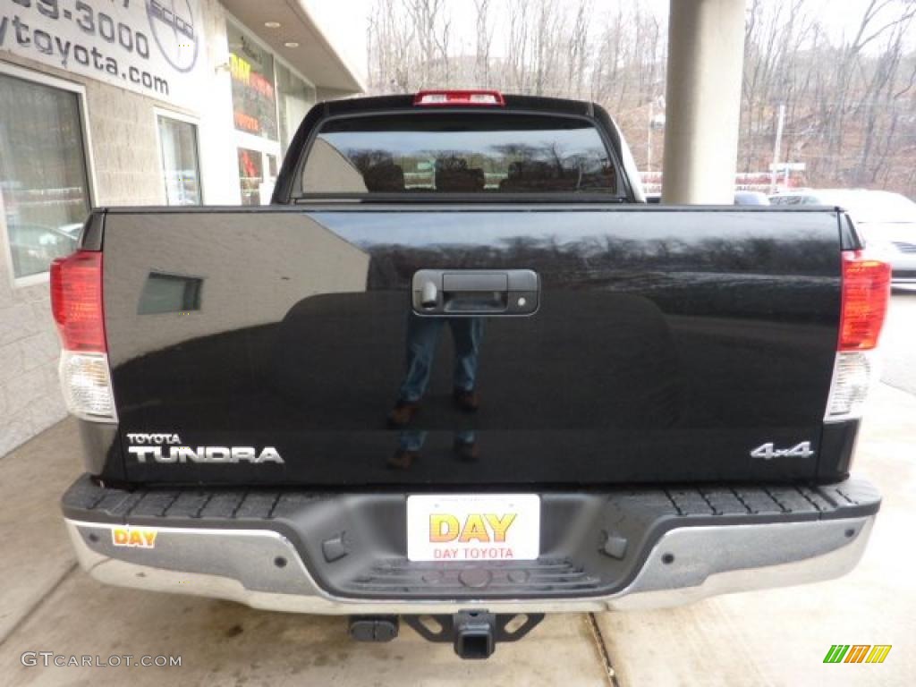 2011 Tundra Platinum CrewMax 4x4 - Black / Black photo #3