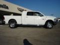 Bright White 2011 Dodge Ram 3500 HD Laramie Mega Cab 4x4 Exterior