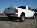 2011 Bright White Dodge Ram 3500 HD Laramie Mega Cab 4x4  photo #3