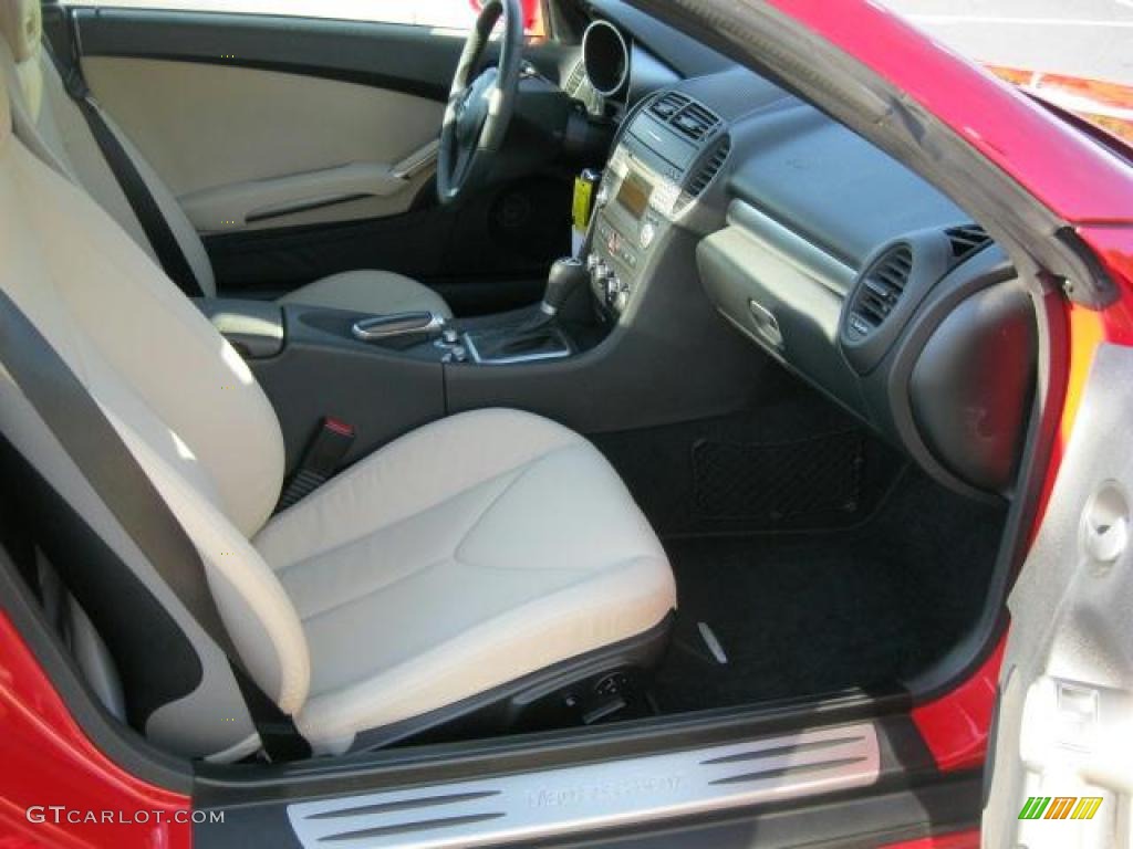 Black/Ash Interior 2009 Mercedes-Benz SLK 350 Roadster Photo #42304500