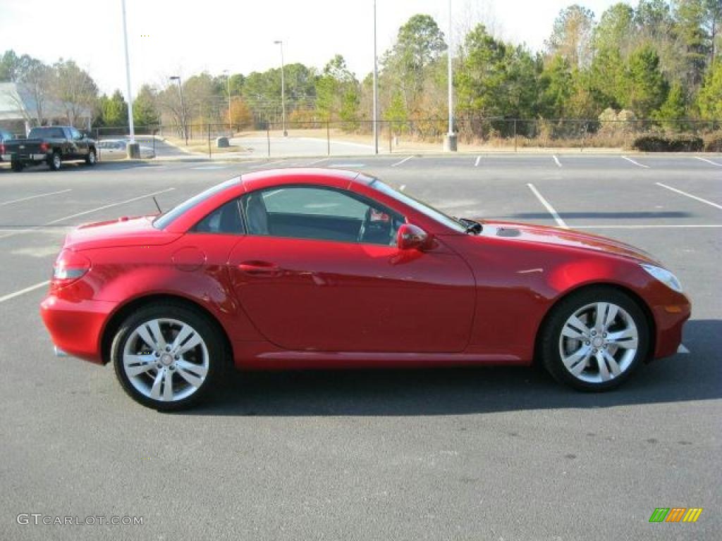 Mars Red 2009 Mercedes-Benz SLK 350 Roadster Exterior Photo #42304600
