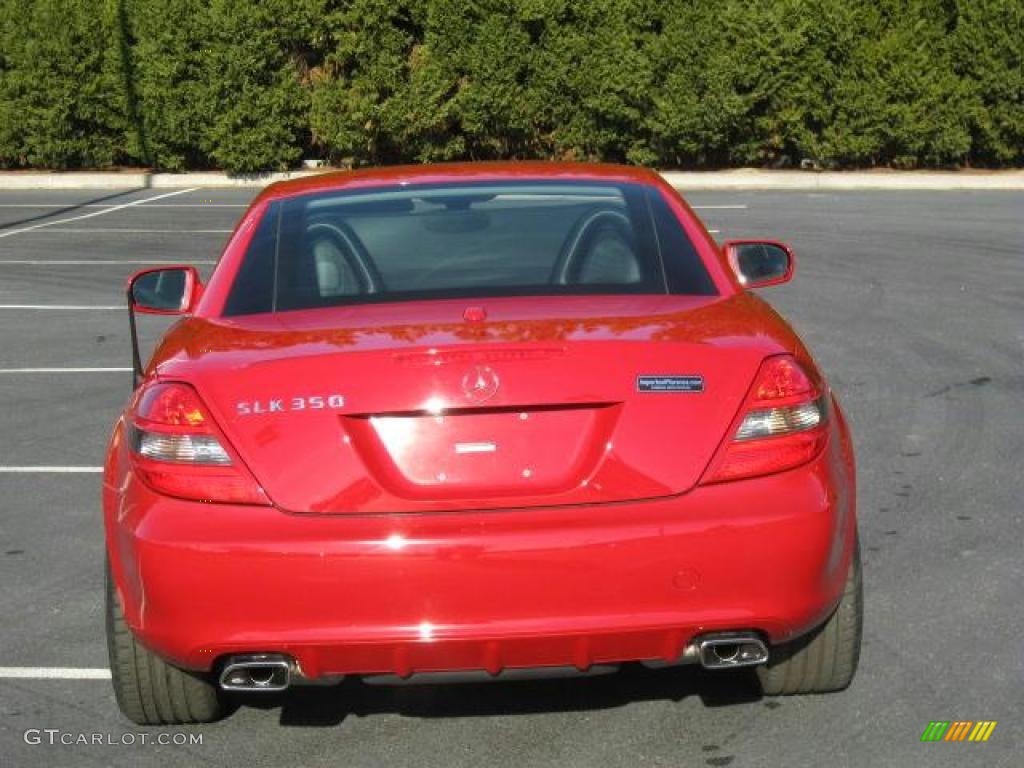 Mars Red 2009 Mercedes-Benz SLK 350 Roadster Exterior Photo #42304629