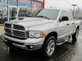 2004 Bright Silver Metallic Dodge Ram 1500 Laramie Quad Cab 4x4  photo #1