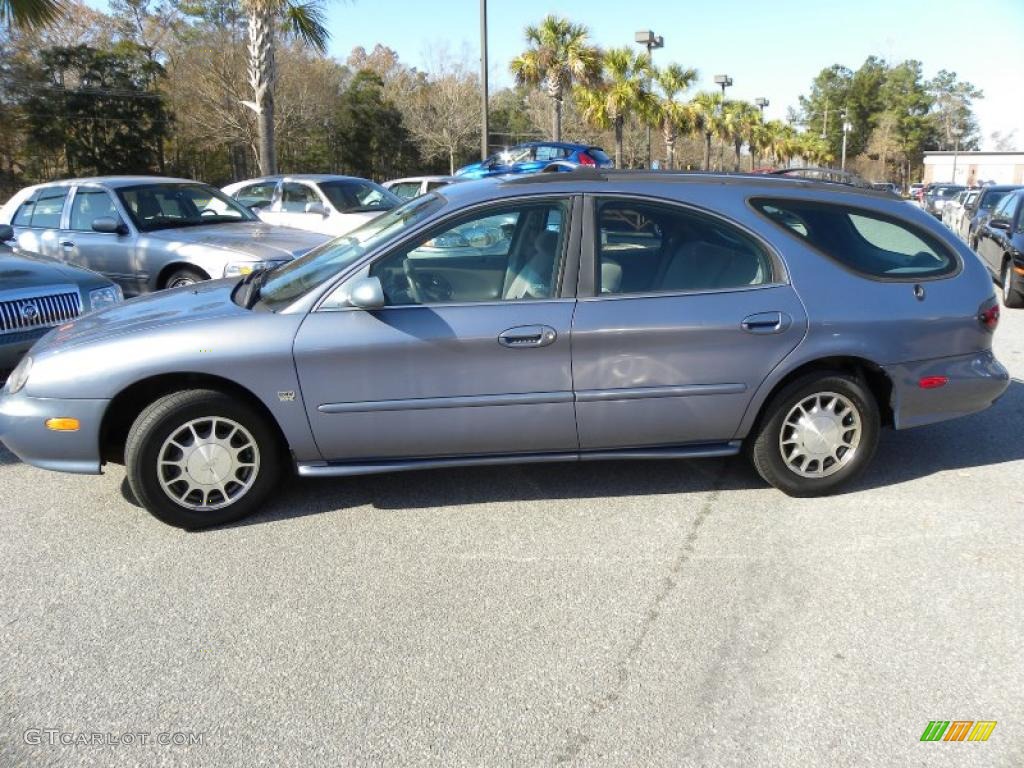 1999 Taurus SE Wagon - Graphite Blue Metallic / Medium Graphite photo #2