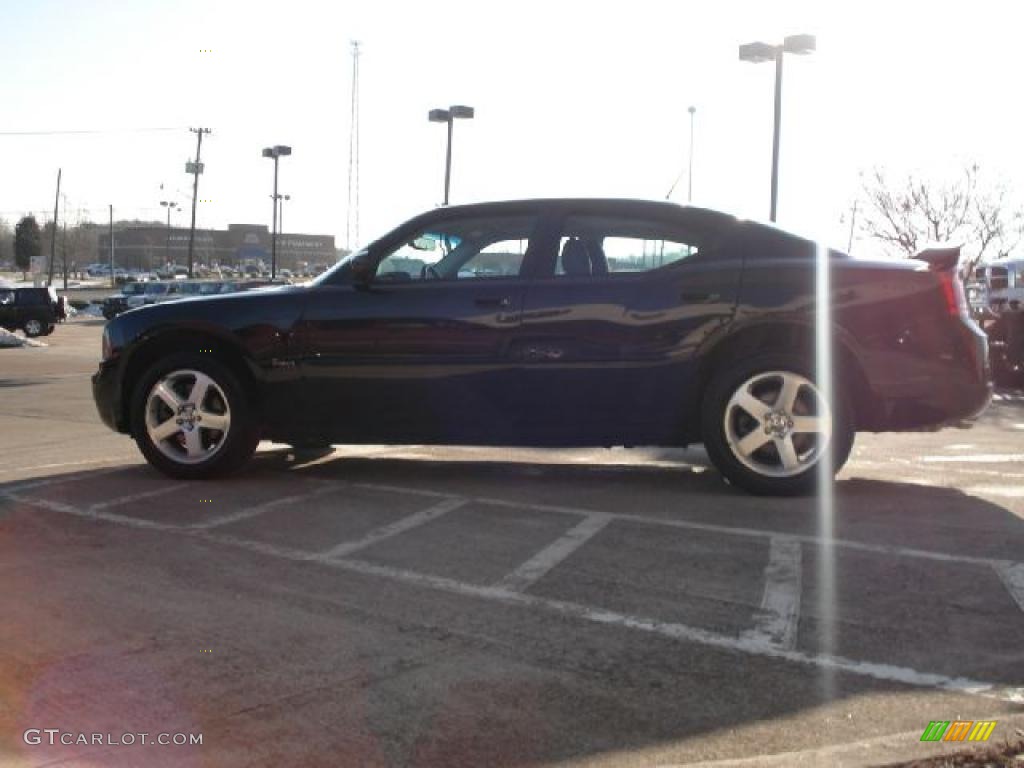 2008 Charger R/T AWD - Brilliant Black Crystal Pearl / Dark Slate Gray photo #6