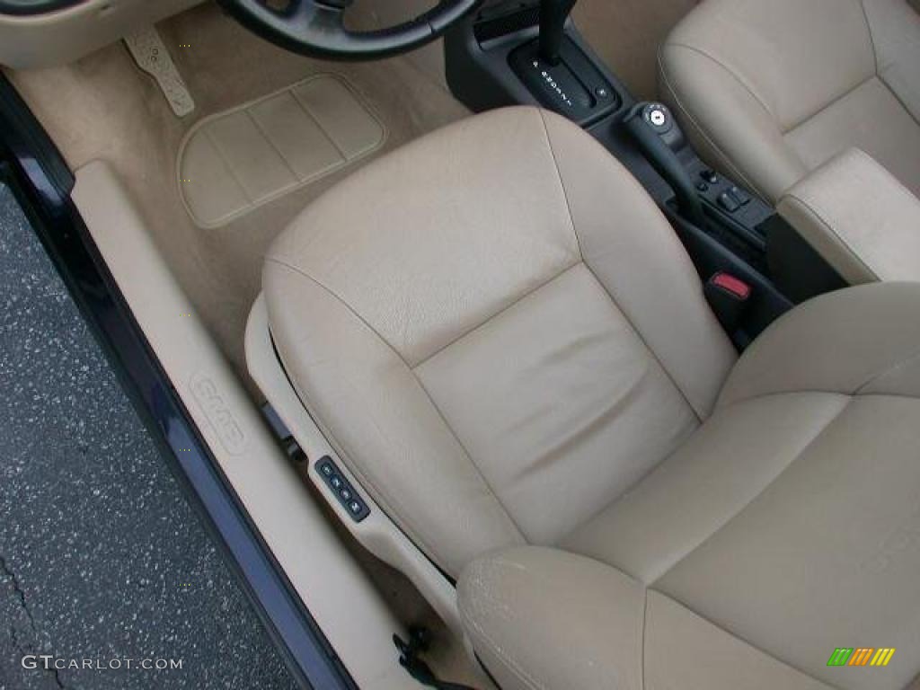 Sand Beige Interior 2002 Saab 9-3 SE Convertible Photo #42308700
