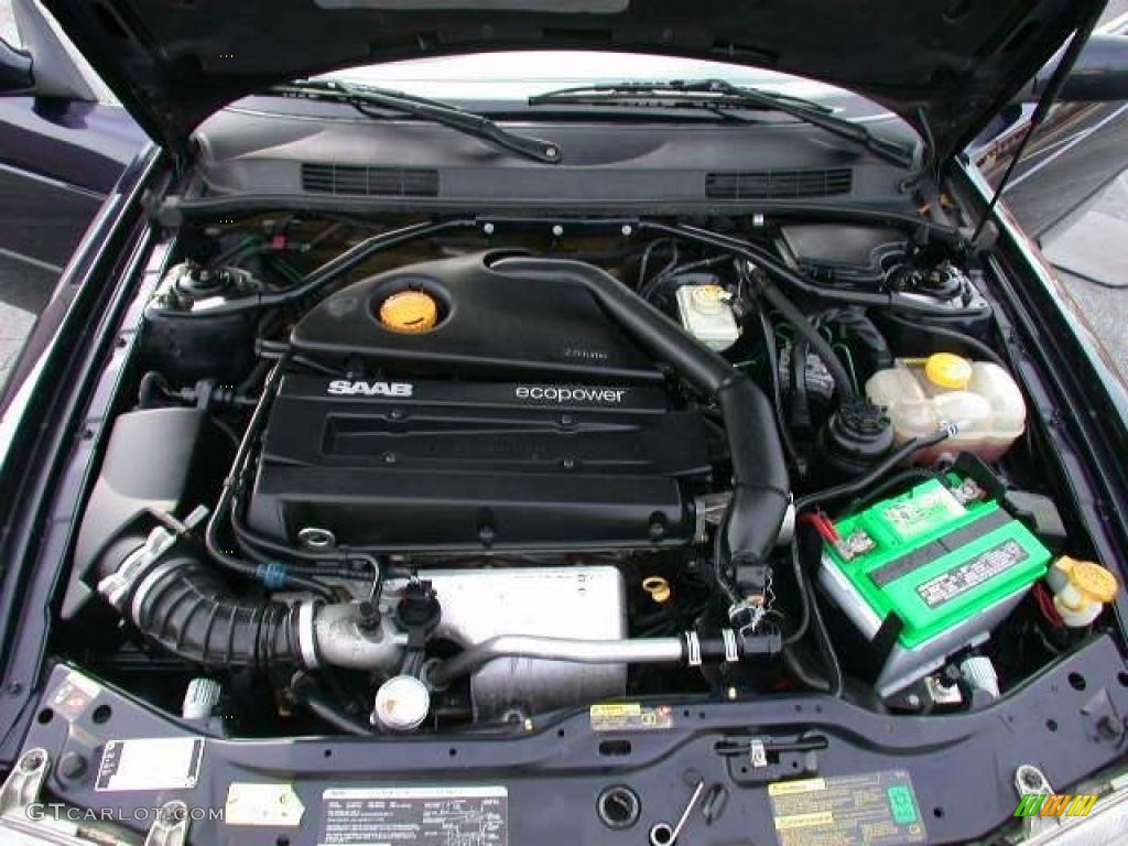2002 Saab 9-3 SE Convertible 2.0 Liter Turbocharged DOHC 16V 4 Cylinder