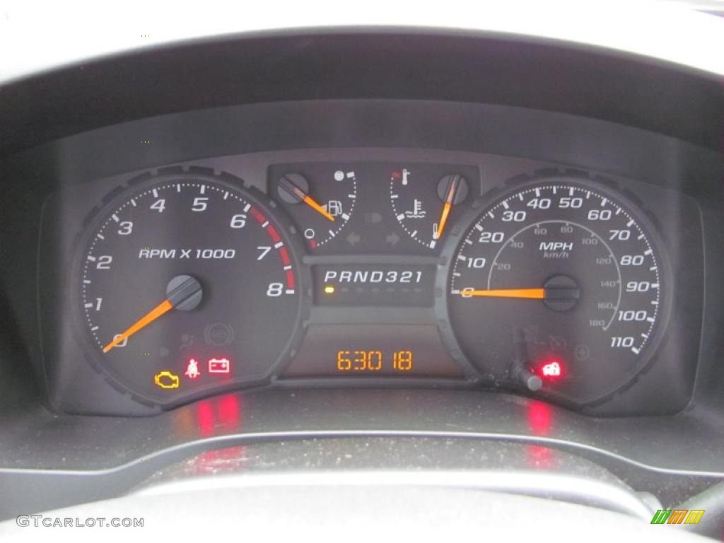 2005 GMC Canyon SL Extended Cab 4x4 Gauges Photos