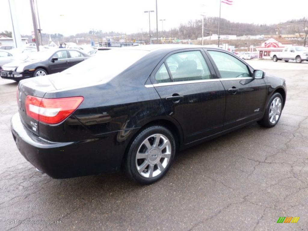 2008 MKZ AWD Sedan - Black / Dark Charcoal photo #4