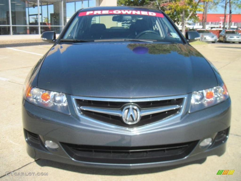 2008 TSX Sedan - Carbon Gray Pearl / Ebony photo #5