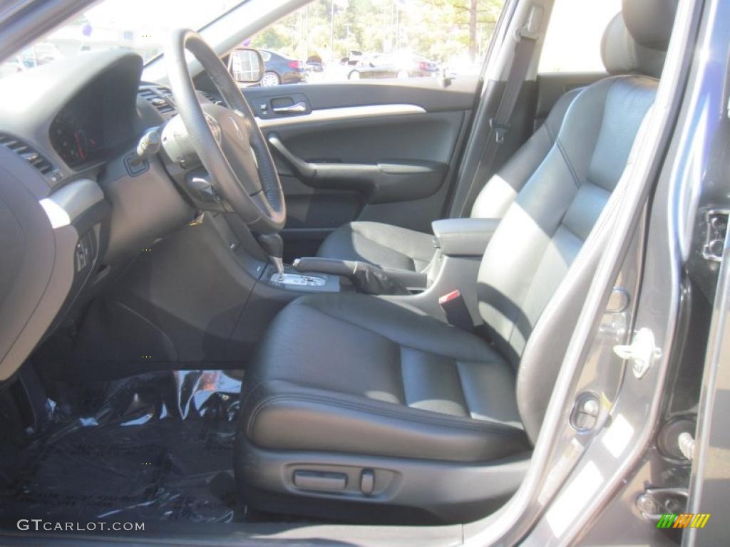 2008 TSX Sedan - Carbon Gray Pearl / Ebony photo #8