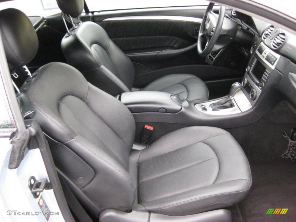 Black Interior 2006 Mercedes-Benz CLK 350 Cabriolet Photo #42314513